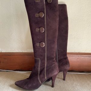 Brown suede Antonio Melani tall boots